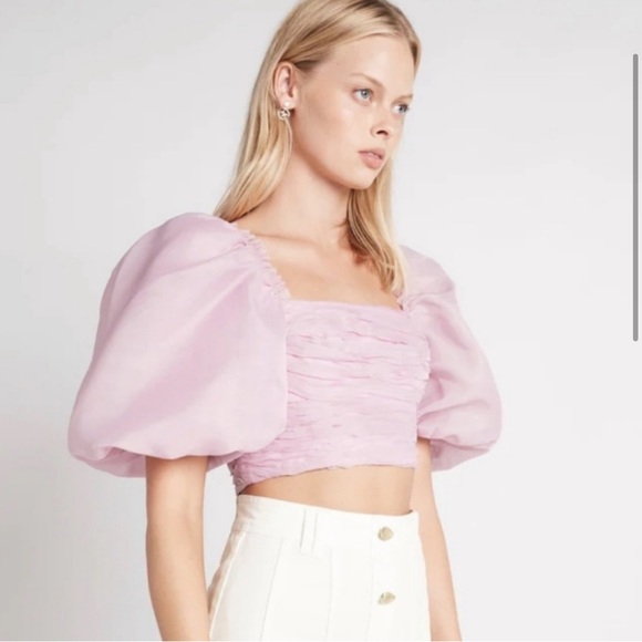 AJE MYRIAD PUFF SLEEVE TOP - Picture 2 of 5